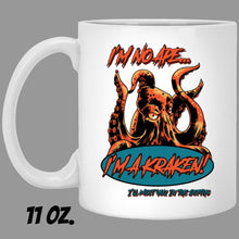 Load image into Gallery viewer, Kraken No Ape - Cups Mugs Black, White &amp; Color-Changing
