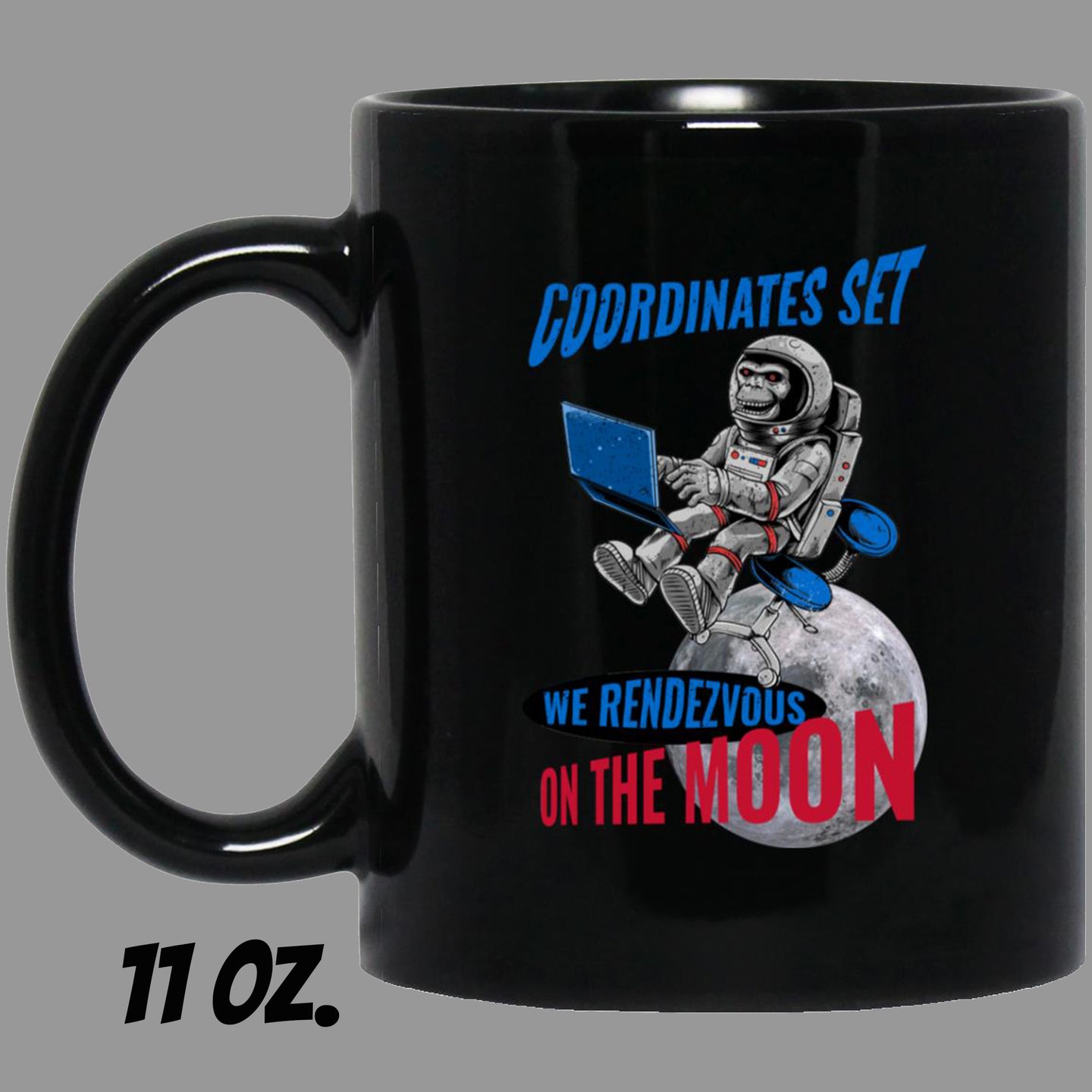 Rendezvous Moon - Cups Mugs Black, White & Color-Changing