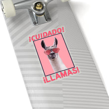 Load image into Gallery viewer, Cuidado Llamas - Kiss-Cut Stickers, 4 size options