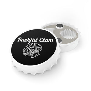 Bashful Clam - Bottle Opener Fridge Magnet