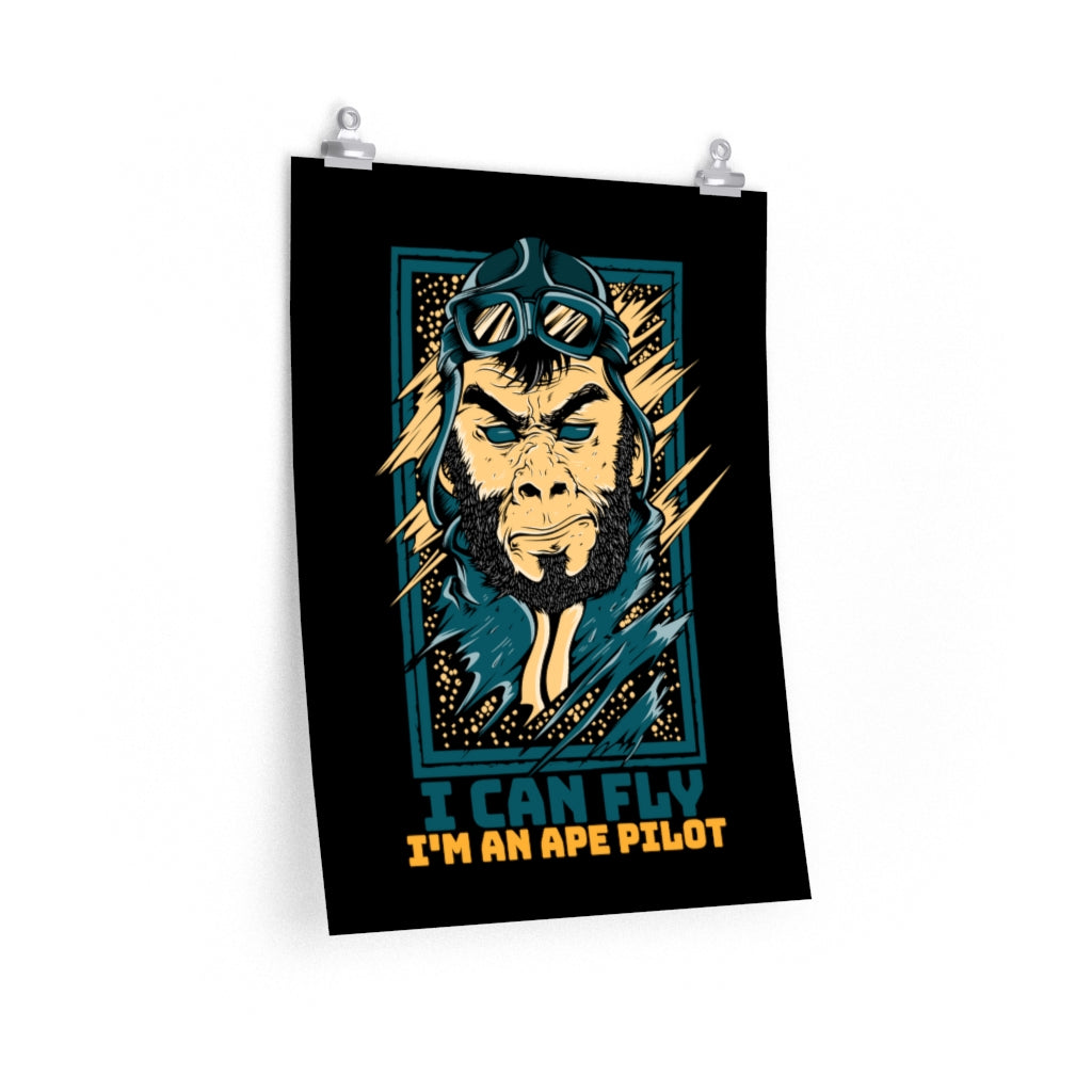Ape Pilot - Posters in Various Sizes