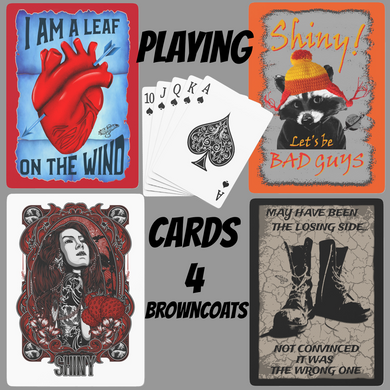 Shiny Collection Playing Cards for Firefly Serenity fans Poker players
