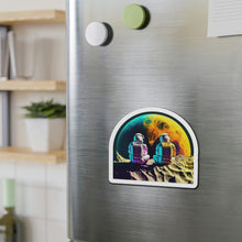 Load image into Gallery viewer, Moon Meditation Kiss-Cut Magnets