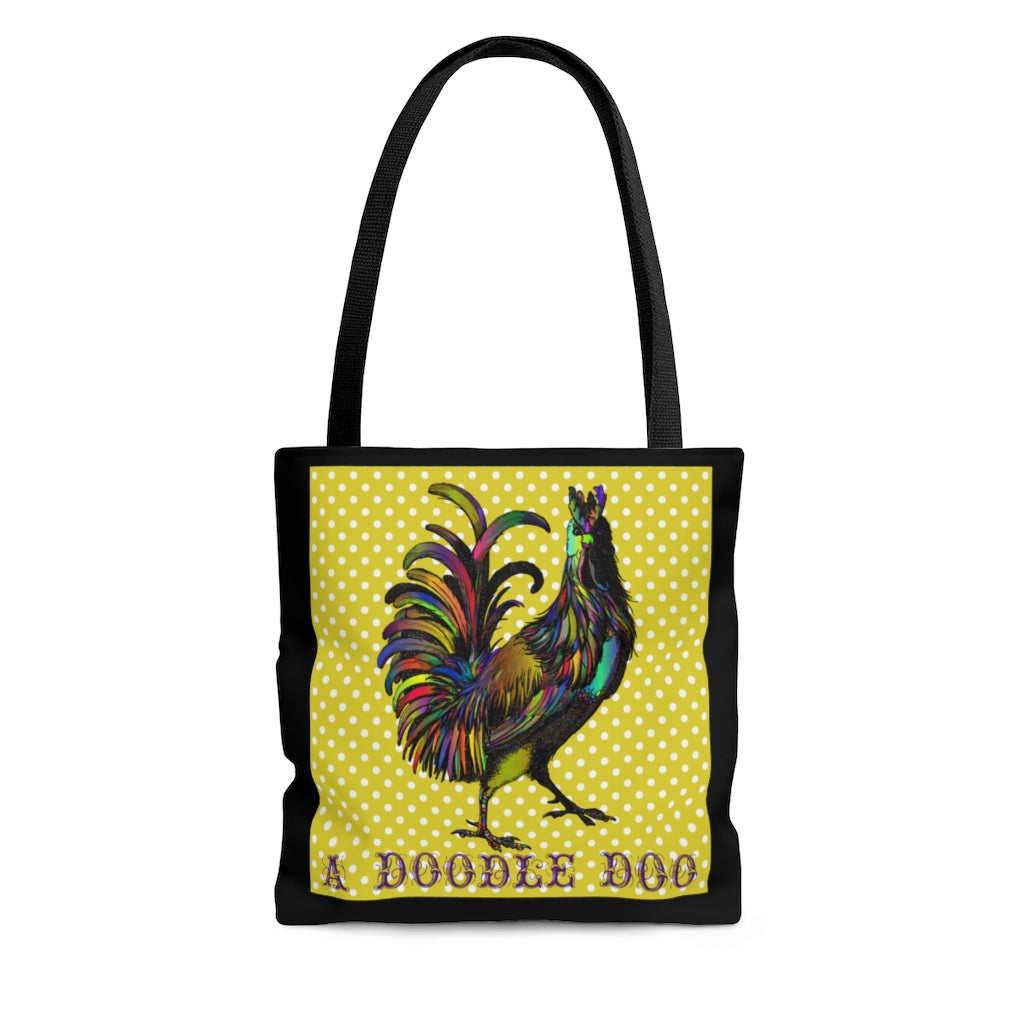 Cock-A-Doodle-Doo - AOP Tote Bag, 3 size options
