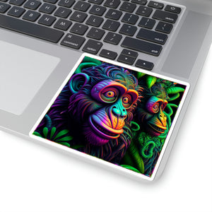 Cosmic Apes Wowsers - Kiss-Cut Stickers, 4 size options