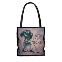 Load image into Gallery viewer, Wow I&#39;m Really Bored - AOP Tote Bag, 3 size options