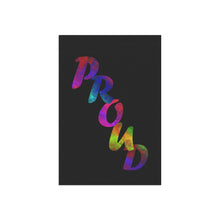 Load image into Gallery viewer, Proud Rainbow Flag Garden &amp; House Banner Pole Not Included for Pride Month LGBTQIA+ Ally Lawn Ornament in 2 sizes outdoor flag