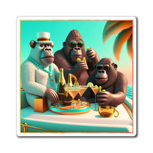 Load image into Gallery viewer, Apes in Paradise - Magnets 3x3, 4x4, 6x6
