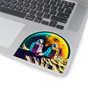 Moon Meditation - Kiss-Cut Stickers, 4 size options