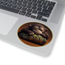 Load image into Gallery viewer, Sleeping Baby Ape Varsity - Kiss-Cut Stickers, 4 size options
