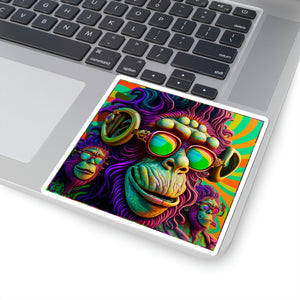 Cosmic Apes Trippy - Kiss-Cut Stickers, 4 size options