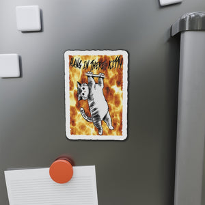 Hang In There Kitty Kiss-Cut Magnets