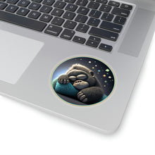Load image into Gallery viewer, Sleeping Baby Ape - Kiss-Cut Stickers, 4 size options