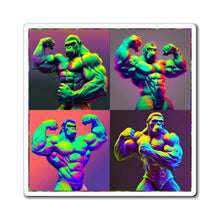 Load image into Gallery viewer, Ape Strong Pop Art - Magnets 3x3, 4x4, 6x6