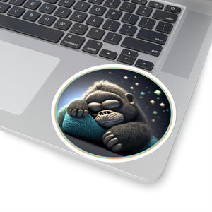Sleeping Baby Ape - Kiss-Cut Stickers, 4 size options
