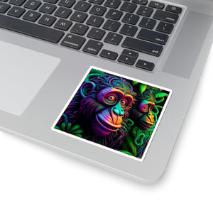 Cosmic Apes Wowsers - Kiss-Cut Stickers, 4 size options