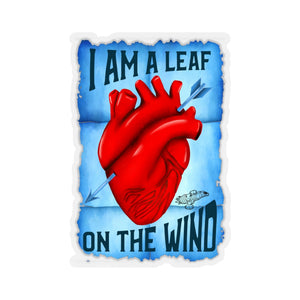 Leaf On The Wind - Kiss-Cut Stickers, 4 size options