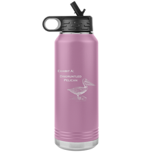 Load image into Gallery viewer, Disgruntled Pelican - Water Bottle, Stainless Steel, 32 oz Tumbler