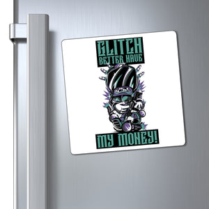 Glitch - Magnets & Stickers in Multiple Sizes