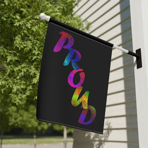 Proud Rainbow Flag Garden & House Banner Pole Not Included for Pride Month LGBTQIA+ Ally Lawn Ornament in 2 sizes outdoor flag