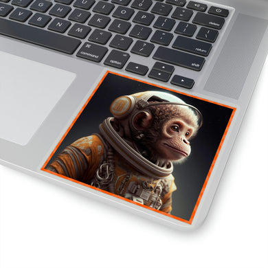 Space Ape Orange Suit - Kiss-Cut Stickers, 4 size options