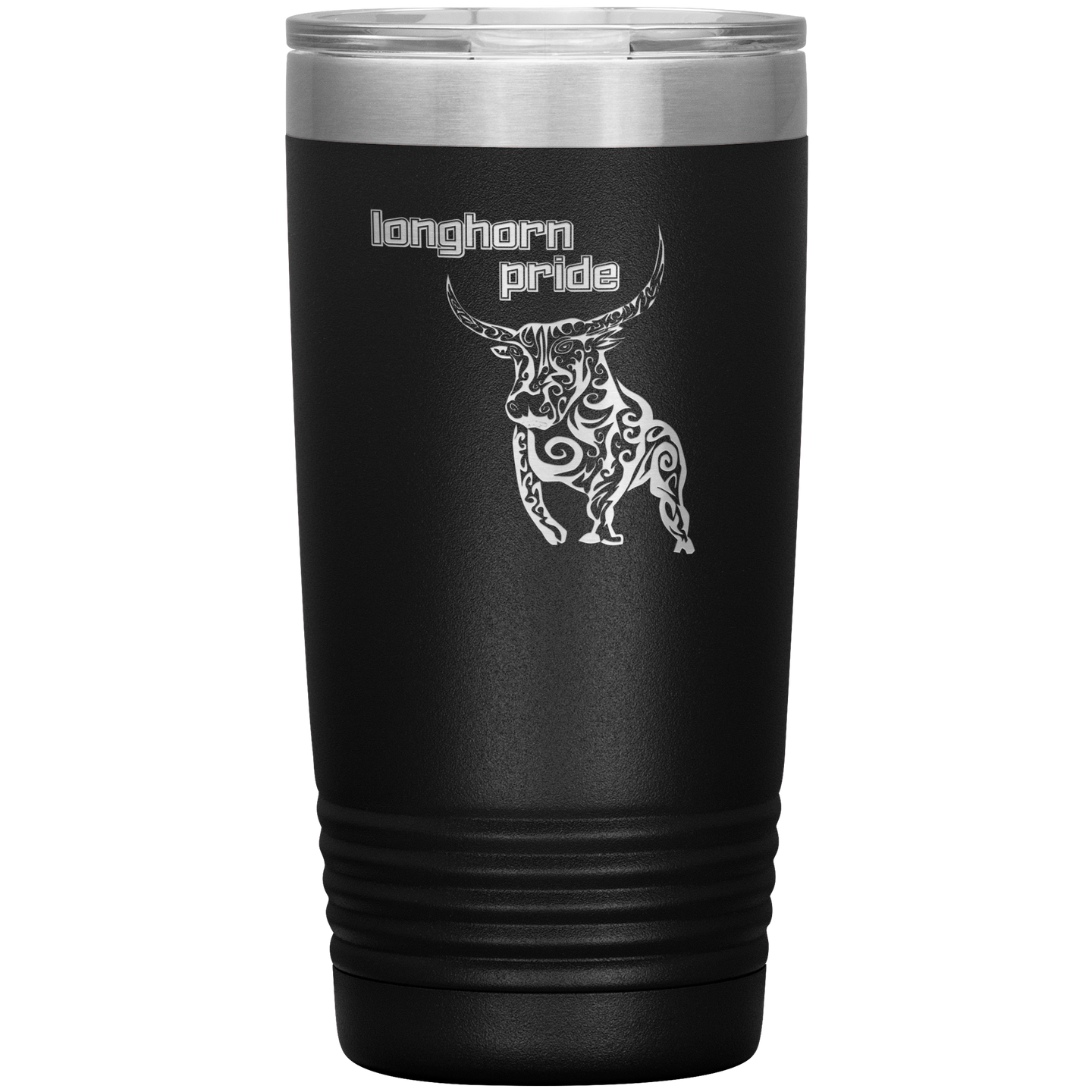 Longhorn Pride - Vacuum Tumbler Reusable Coffee Travel Cup 20 oz