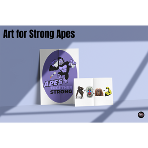 ATS Equation – Posters in various sizes, Landscape (Apes Together Strong)