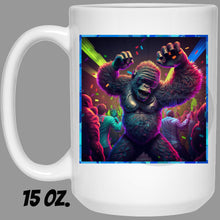 Load image into Gallery viewer, Ape Dance Party 2023 - Cups Mugs Black, White &amp; Color-Changing