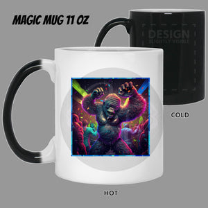 Ape Dance Party 2023 - Cups Mugs Black, White & Color-Changing