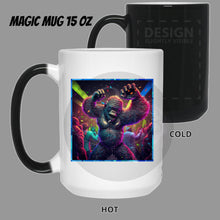 Load image into Gallery viewer, Ape Dance Party 2023 - Cups Mugs Black, White &amp; Color-Changing