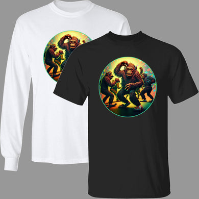 Ape Dance Party Moves Premium Short & Long Sleeve T-Shirts Unisex
