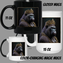 Load image into Gallery viewer, Ape Queen Gold - Cups Mugs Black, White &amp; Color-Changing