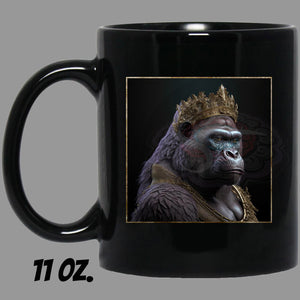 Ape Queen Gold - Cups Mugs Black, White & Color-Changing