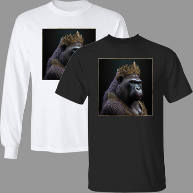 Ape Queen Gold Premium Short & Long Sleeve T-Shirts Unisex