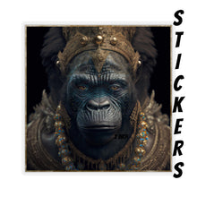 Load image into Gallery viewer, Ape Queen Indigo - Kiss-Cut Stickers, 4 size options