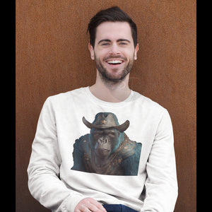 Ape Space Cowboy Cyan Pullover Hoodies & Sweatshirts