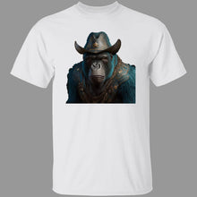 Load image into Gallery viewer, Ape Space Cowboy Cyan Premium Short &amp; Long Sleeve T-Shirts Unisex