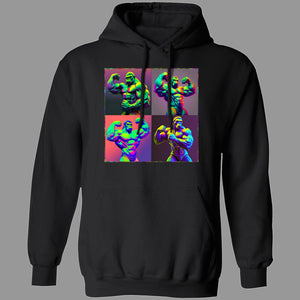 Ape Strong Neon Pop Art Pullover Hoodies & Sweatshirts