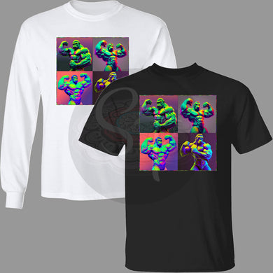 Ape Strong Pop Art Premium Short & Long Sleeve T-Shirts Unisex