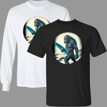 Load image into Gallery viewer, Ape Surfer Blue Premium Short &amp; Long Sleeve T-Shirts Unisex