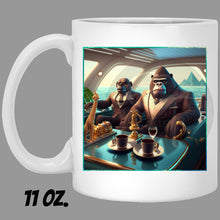 Load image into Gallery viewer, Ape Tycoons Club Med - Cups Mugs Black, White &amp; Color-Changing