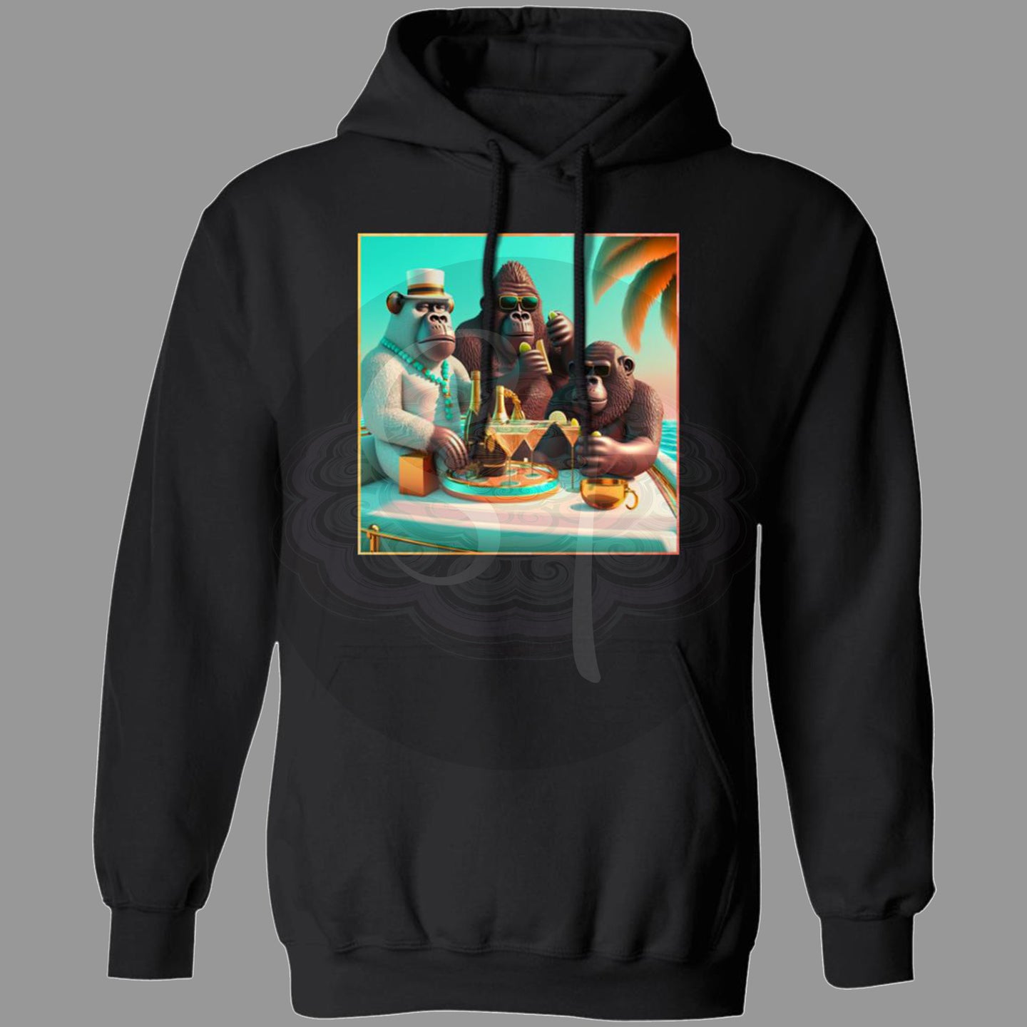 Apes in Paradise Pullover Hoodies & Sweatshirts