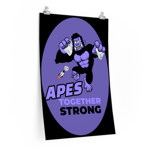 Apes Together Strong Grape – Posters in various sizes, Portrait