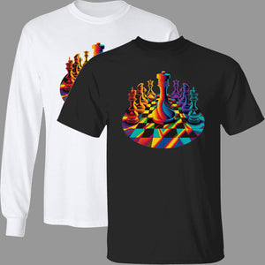 Chess Board Premium Short & Long Sleeve T-Shirts Unisex