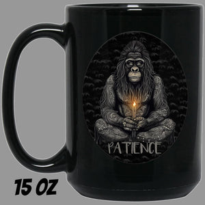 Meditating Ape Holdinga a Candle Mug