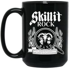 Load image into Gallery viewer, Skillit Rock Band - 11 oz. &amp; 15 oz. Black Glossy Mug Cup