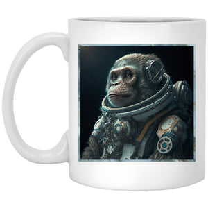 Space Ape Steampunk - Cups Mugs Black, White & Color-Changing