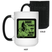 Load image into Gallery viewer, Pedals Make it Move More - Cups Mugs Black, White &amp; Color-Changing