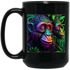 Cosmic Apes Wowsers - Cups Mugs Black, White & Color-Changing