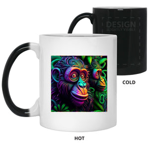 Cosmic Apes Wowsers - Cups Mugs Black, White & Color-Changing